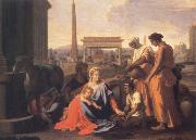 Nicolas Poussin The Holy Family in Egypt oil painting